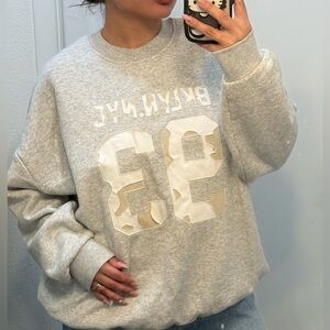 Forever 21 Gray Brooklyn NYC Sweatshirt